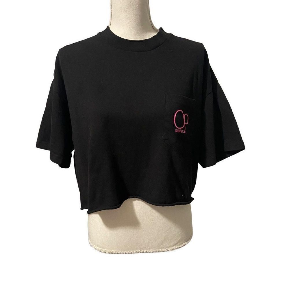 OP Ocean Pacific by Icons of Culture Crop Shirt - Picture 2 of 5